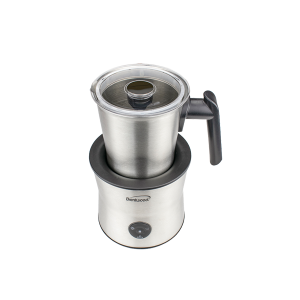 Brentwood GA-401S Cordless Electric Milk Frother  Warmer and Hot Chocolate Maker 300ml Capacity Stainless Steel
