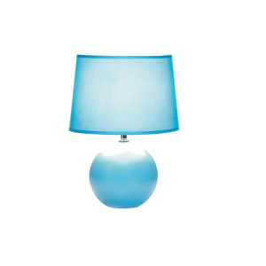 Gallery of Light 10018017 Ceramic Sphere Base Table Lamp Blue