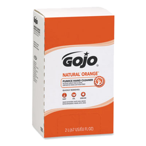 Go jo Industries GOJ7255 GOJO NATURAL ORANGE Pumice Hand Cleaner Refill Citrus Scent 2000ml 4/Carton