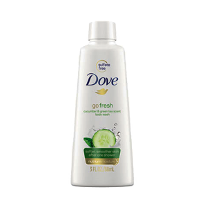 Unilever UNI17266CT Dove Body Wash Cucumber and Green Tea 3 oz 24/Carton