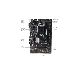  ASRock H310CM-HDV/M.2 LGA 1151 Intel Motherboard