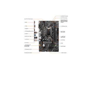 MSI H510M PRO LGA 1200 Intel H510 SATA 6Gb/s Micro ATX Intel Motherboard