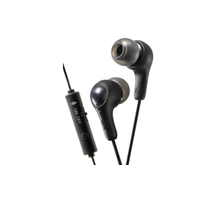 JVC Gumy Gamer HAFX7GB Earbuds with Microphone Black