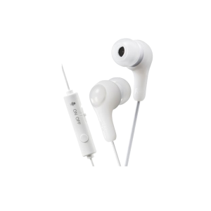 JVC Gumy Gamer HAFX7GW Earbuds with Microphone White