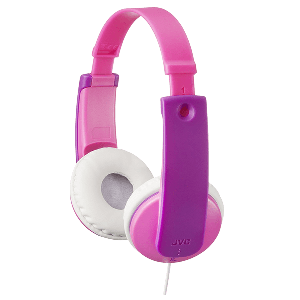 JVC HAKD7P Kid's Over Ear Headphones Pink