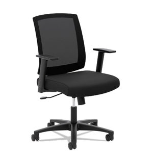 Hon HVL511.LH10 Mesh Mid Back Task Chair With Arms Black
