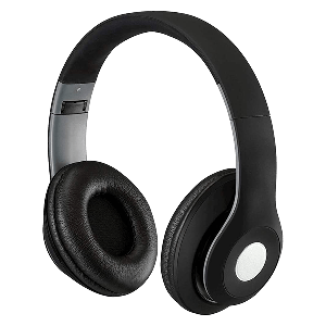 iLive IAHB48MB Bluetooth Over The Ear Headphones With Microphone Matte Black