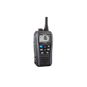 ICOM M25 31 Floating VHF 5W Marine Radio, Metallic Gray