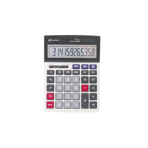 Innovera IVR15975 Dual Power 12 Digit LCD Display Calculator