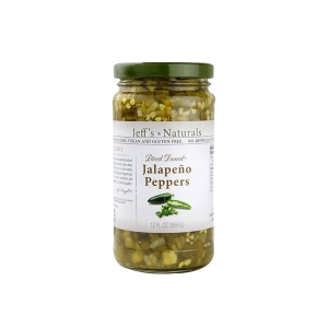 Jeff's Naturals BWA60918 Diced Tamed Jalapeno Peppers 6x12 OZ