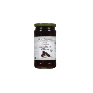 Jeff's Naturals BWC24117 Organic Pitted Greek Kalamata Olives 6x7OZ