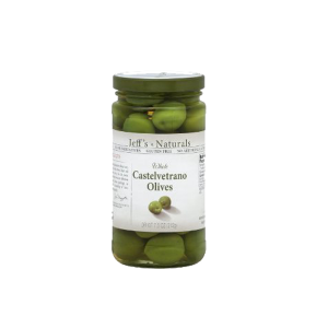 Jeff's Naturals BWC24139 Whole Castelvetrano Olives 6x7.5OZ