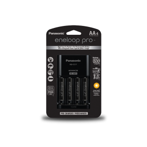 Panasonic K-KJ17KHCA4A 4Pack AA with Advanced Individual Ni-MH Battery Charger