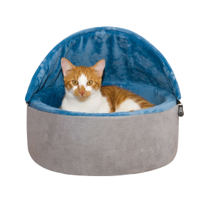 K&H Pet Products KH2996 Self Warming Kitty Bed Hooded