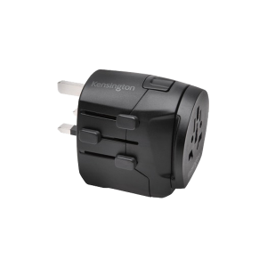 Kensington K38238WW International Travel Adapter Grounded 3-Prong with Dual USB Ports