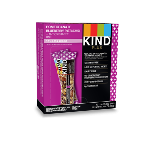 Kind 31103 Pomegranate Blueberry Pistachio Antioxidants Bar 12x1.4 Oz