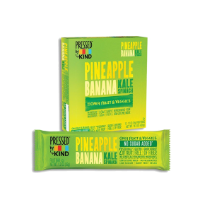 Kind BWA02622 Pressed Pineapple Pear Kale Spinach Bar 12x1.2 OZ