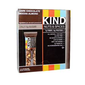 Kind BWA60523 Nuts And Spices Dark Chocolate Mocha Almond Bar 12x1.4 OZ