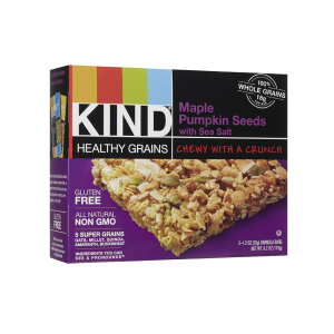 Kind BWC54657 grains bar maple pumpkin seeds with sea salt 8/5x1.2 OZ