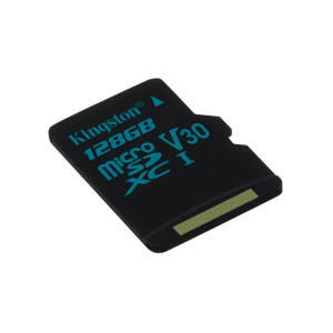 Kingston SDCG2/128GB 128GB Canvas Go Micro SD (SDXC) Card U3, V30, A1, 45MB/s R, 90MB/s W