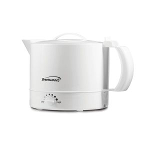 Brentwood KT-32W BPA Free 32oz Electric Kettle Hot Pot White