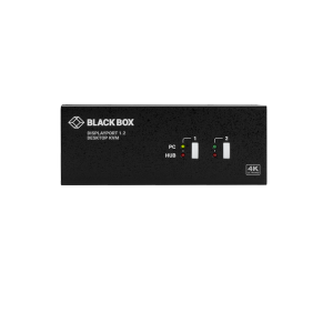 Black Box 4K60 KV6222A DisplayPort Dual-Head 2-Port KVM Switch