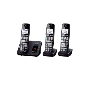 Panasonic KX-TGE233B Expandable Cordless Answering Phone