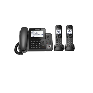 Panasonic KX-TGF382M DECT Landline Corded Telephone with 2-Handset