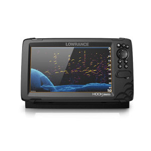 Lowrance HOOK Reveal 000-15526-001 9in TripleShot with CHIRP SideScan DownScan & US Inland charts Fishfinder