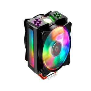 Cooler Master MAM-T4PN-218PC-R1 MasterAir MA410M Addressable RGB CPU Air Cooler w/ Independently LEDs, 4 Continuous Direct Contact 2.0 Heatpipes
