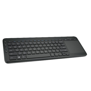 Microsoft N9Z-00001 All in One Media Wireless Keyboard with Touchpad