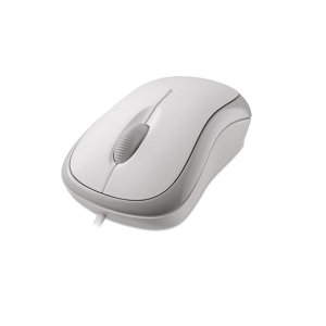 Microsoft P58-00062 Basic Optical Mouse White 