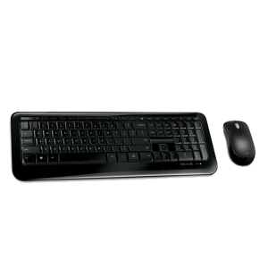 Microsoft PY9-00001 Wireless Desktop 850 USB Wireless RF Keyboard And USB Wireless Mouse With RF BlueTrack And 3 Button 