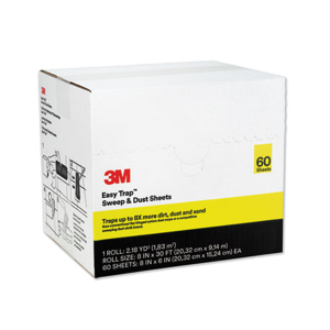 3M MMM59152W Easy Trap Duster 8" x 30 ft White 1 60 Sheet Roll Per Box