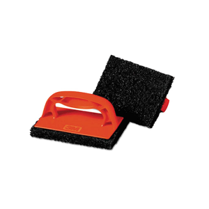 3M MMM59203 Scotch Brite Professional Scotchbrick Griddle Scrubber 4 x 6 x 3 Red Brown 4 per Pack