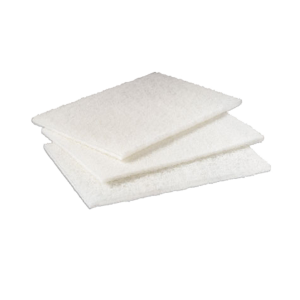 3M MMM98 ScotchBBrite PROFESSIONAL Light Duty Cleansing Pad 6" x 9" White 20/Pack 3 Packs/Carton