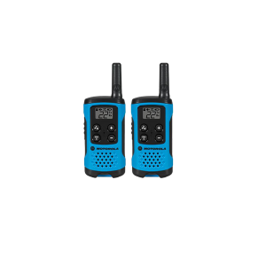 Motorola TALKABOUT T100 16 Mile Range Two Way Radio, Neon Blue