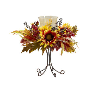 Nearly Natural 4933 Sunflower Candelabrum