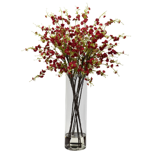 Nearly Natural 1316-RD Giant Cherry Blossom Arrangement