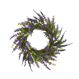 Nearly Natural 4215 18 Inch Lavender Wreath