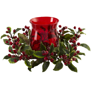 Nearly Natural 4818 Holly Berry Candleabrum
