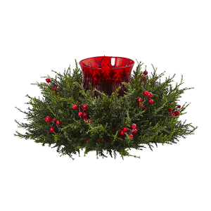 Nearly Natural 4892 Cedar Berry Candelabrum