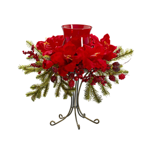 Nearly Natural 4927 Amaryllis Candelabrum