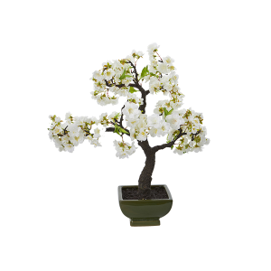 Nearly Naturals 4217 Cherry Blossom Bonsai Artificial Tree