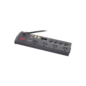 APC P8VT3 Home Office SurgeArrest 8 Outlet with Phone Splitter and Coax Protection, 120V