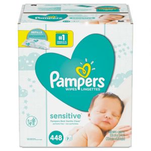 Procter & Gamble PGC19513CT Sensitive Baby Wipes White Cotton Unscented