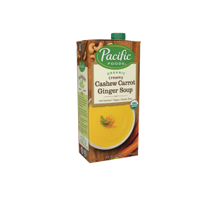 Pacific Foods BWC21011 Organic Cashew Carrot Ginger Soup 12x32OZ