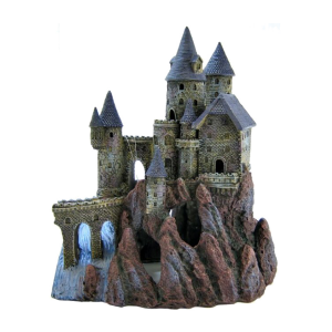 Penn Plax RRW10 Rustic Castle Aquarium Decoration