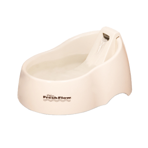 Petsafe Deluxe PTM24847 Fresh Flow watering Cat Bowl 108 oz Bleached