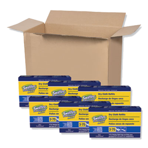 Procter & Gamble PGC37109 Swiffer Max XL Dry Refill Cloths 17 7/8 x 10 16 per Box 6 Boxes/Carton